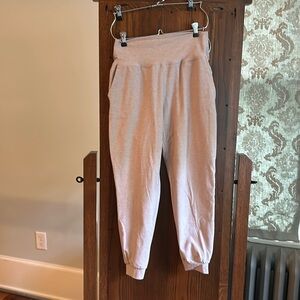 Beyond yoga spacedye midi joggers, chai, size M